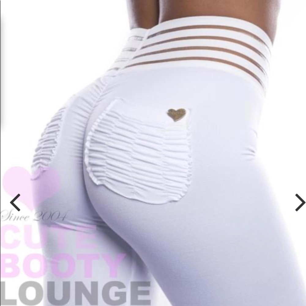 White Athletic Leggings